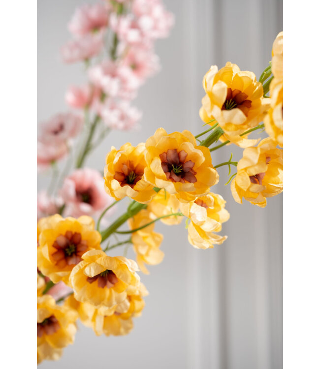 SILK-KA Delphinium Acero Naranja | 127 cm