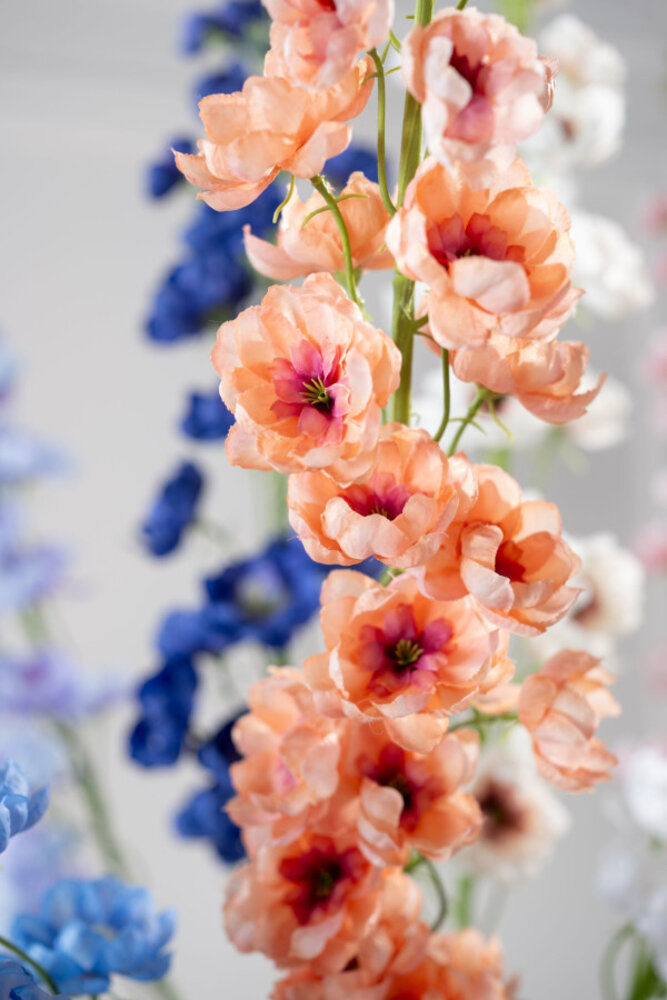 SILK-KA Delphinium stålfersken | 127 cm