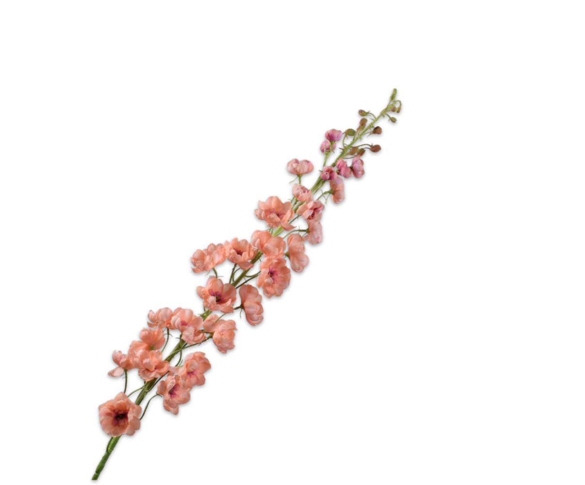 SILK-KA Delphinium Steel Pfirsich | 127 cm