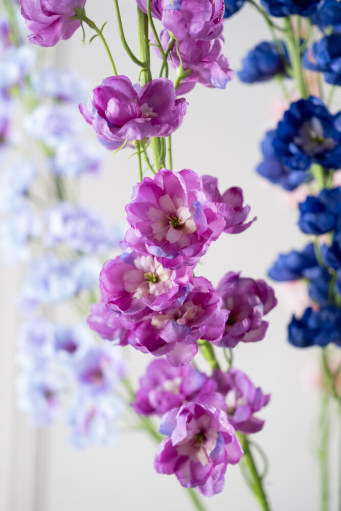 SILK-KA Delphinium stål lilla | 127 cm
