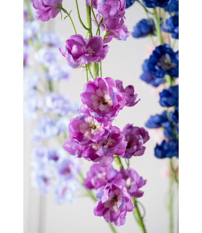 SILK-KA Delphinium stål lilla | 127 cm