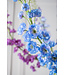 SILK-KA Delphinium Steel Blauw | 127 cm