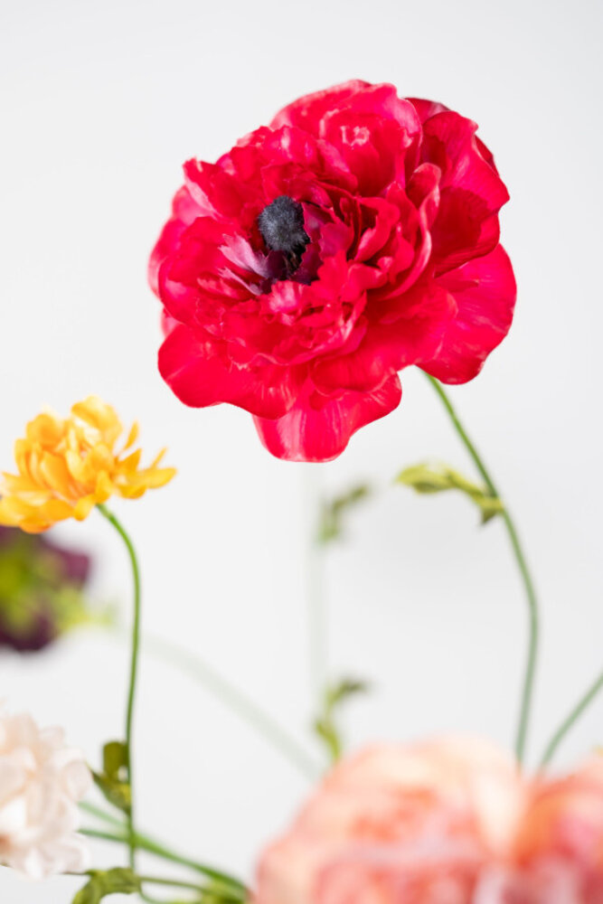 SILK-KA Ranunculus Branch Beauty RT | 63 cm