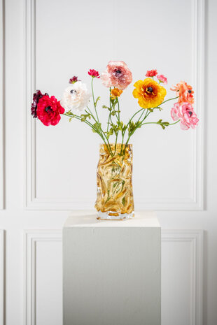 SILK-KA Ranunculus Branch Yellow RT | 63 cm