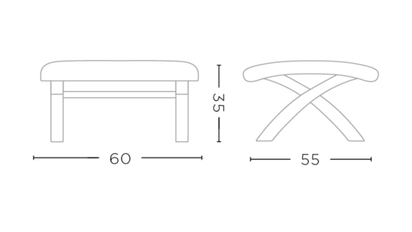 GOMMAIRE - Organic Living - Design Furniture  Repose-pieds Sachin | Teck gris naturel