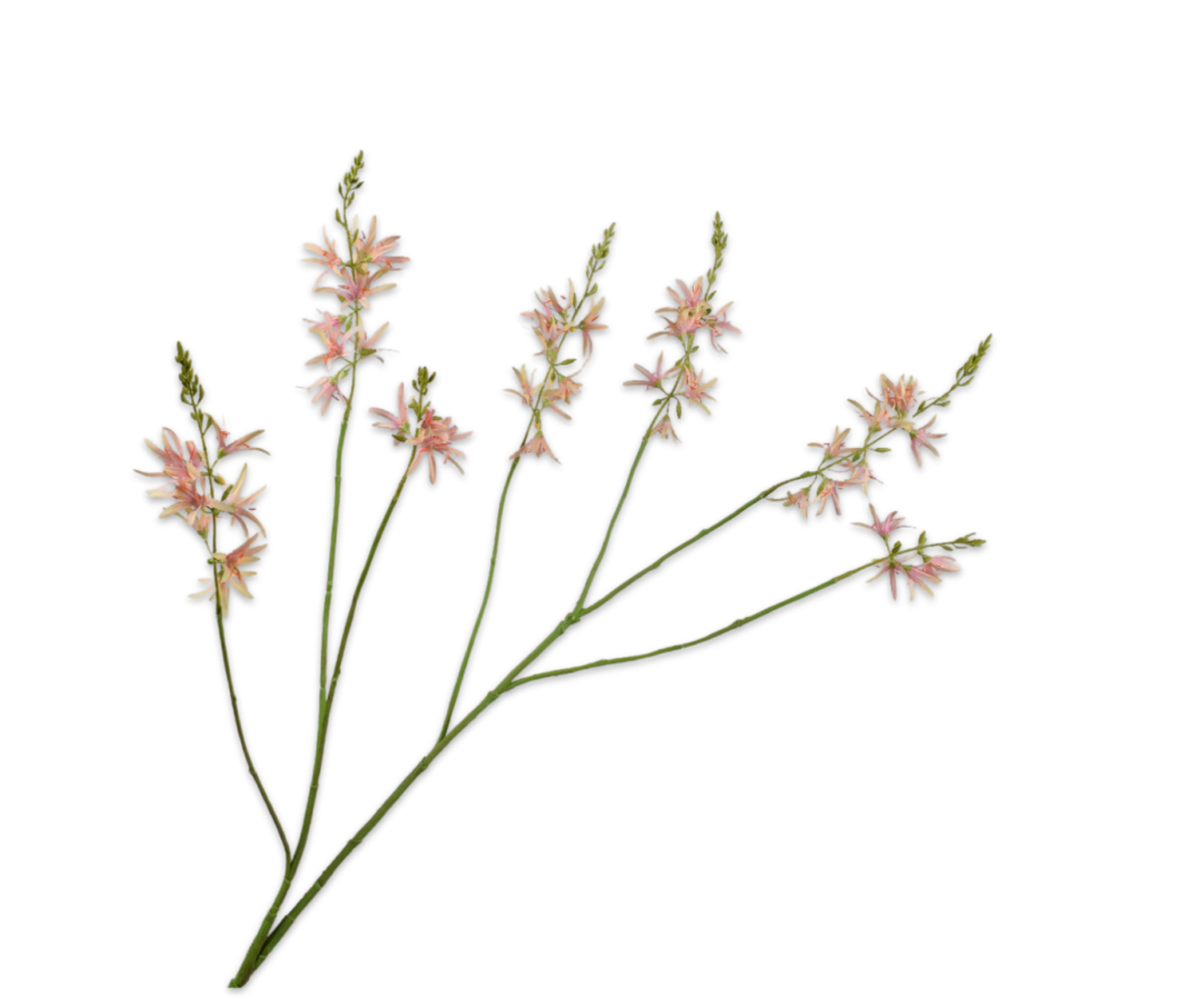 SILK-KA Crocosmia Branch Rosa/Verde | 117 cm