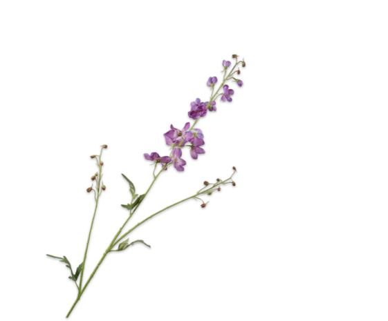 SILK-KA Ramo di Delphinium Lavanda | 101 cm