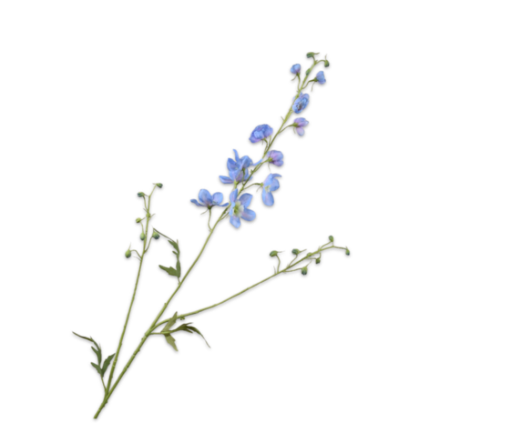 SILK-KA Ramo di Delphinium Lavanda | 101 cm - Copia