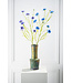 SILK-KA Cornflower Branch Purple | 92 cm