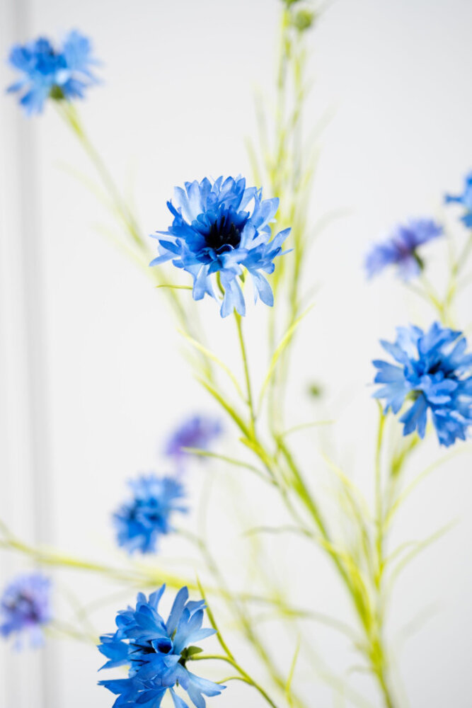 SILK-KA Ramo di fiordaliso blu | 92 cm