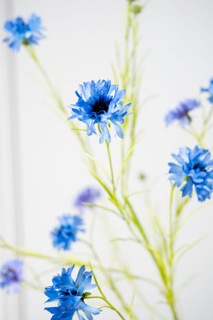 SILK-KA Branche de bleuet bleu | 92 cm