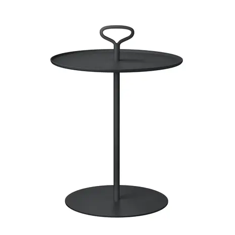 Blomus Mesa auxiliar de exterior PORTER | Negra