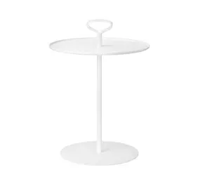 Blomus PORTER Beistelltisch für den Außenbereich | Weiß