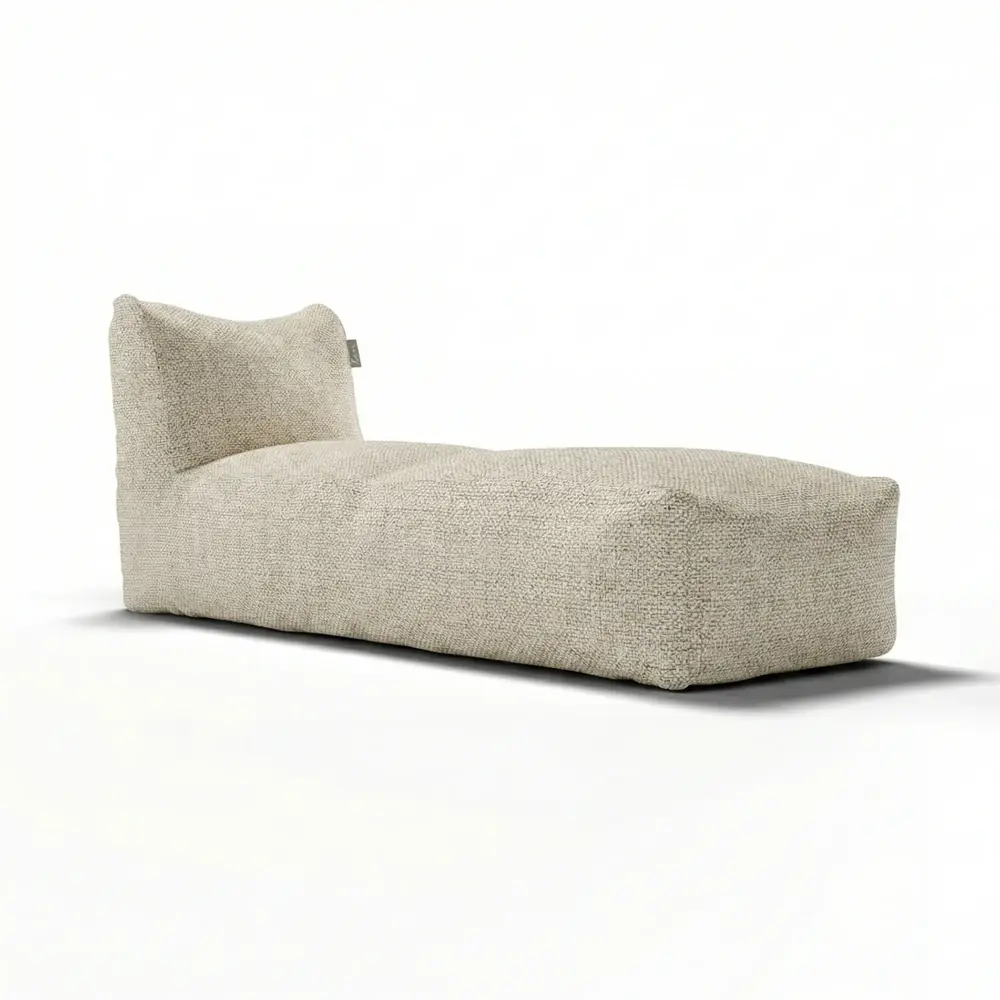 Laui Lounge Fauteuil extra long bohème | Beige