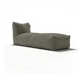 Laui Lounge Fauteuil extra long bohème | Anthracite