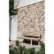 GOMMAIRE Outdoor | Organic Living Park Bench Oslo Small | Teak Natural Grey