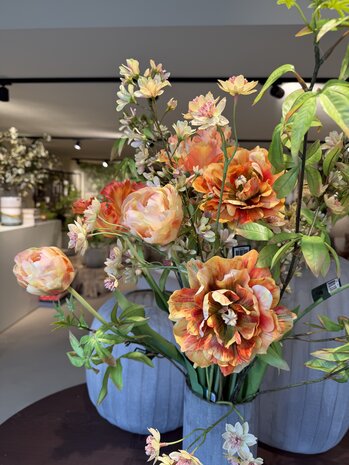 SILK-KA "Signature" artificial bouquet - warm sunset tones