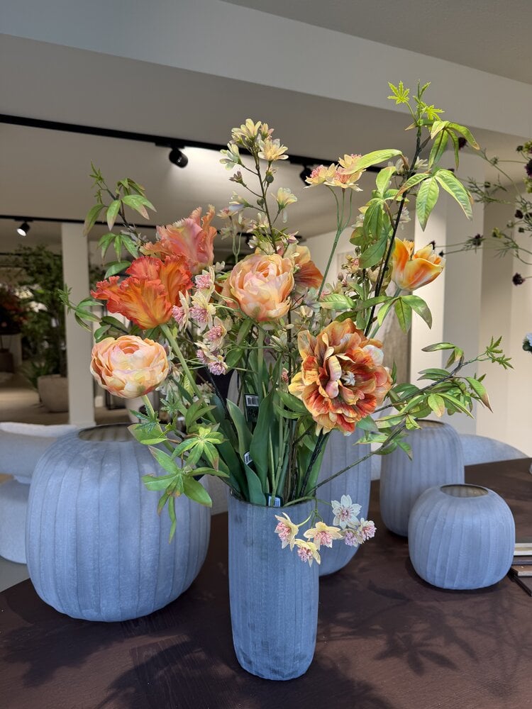 SILK-KA "Signature" artificial bouquet - warm sunset tones