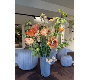 SILK-KA "Signature" artificial bouquet - warm sunset tones