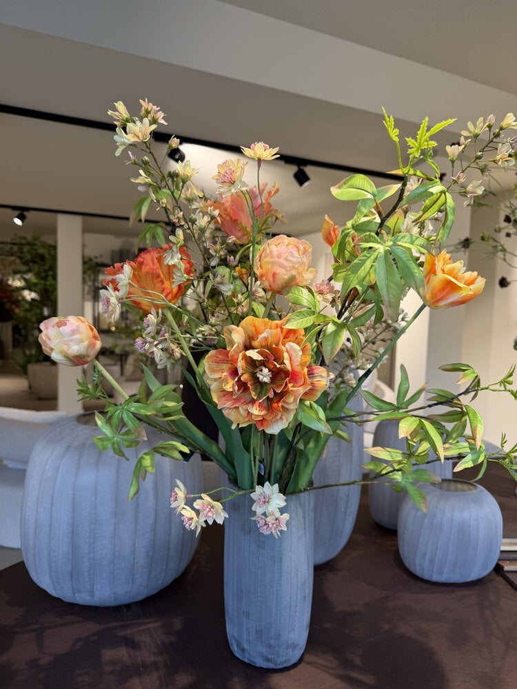 SILK-KA "Signature" artificial bouquet - warm sunset tones