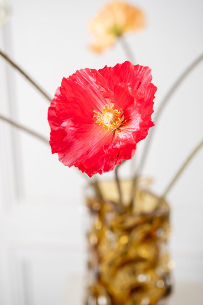 SILK-KA Poppy Steel Beauty | 63 cm