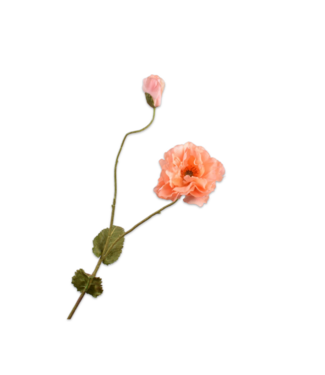 SILK-KA Poppy Branch Peach RT | 109 cm