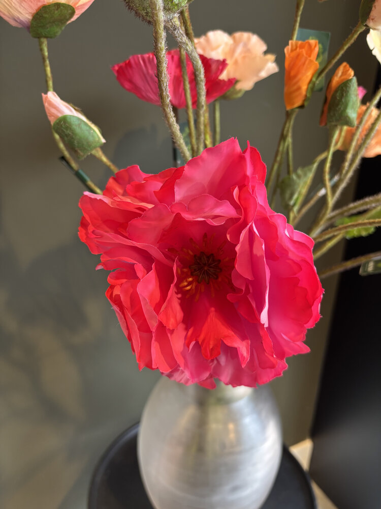 NU PUUR & GROEN Ramo de flores artificiales "Amapolas variadas"