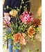 SILK-KA Kunstbloemen boeket "TULPEN MIX"