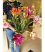 SILK-KA Kunstbloemen boeket "TULPEN MIX"