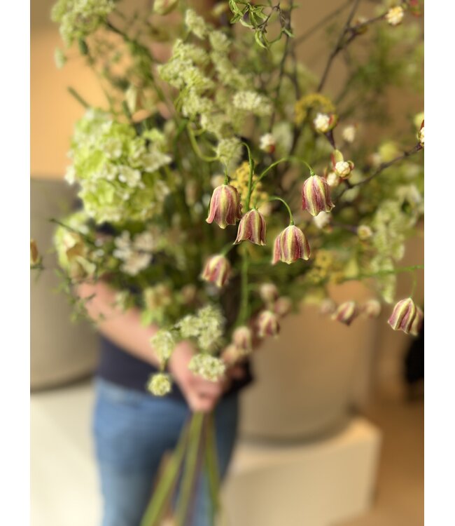 SILK-KA Kunstbloemen boeket "VOORJAARSMIX"