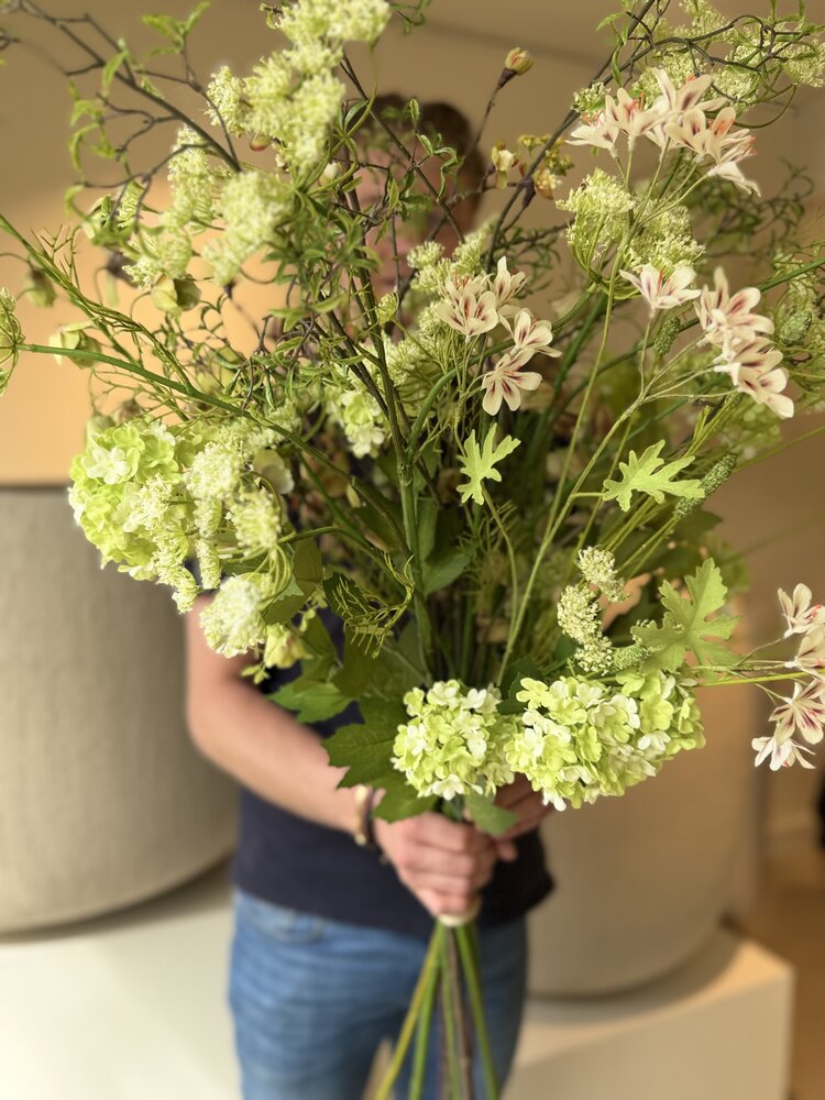 SILK-KA Bouquet di fiori artificiali "SPRING MIX"