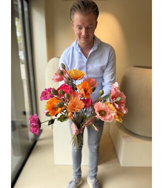 SILK-KA Künstlicher Blumenstrauß "POPPY'S XL"