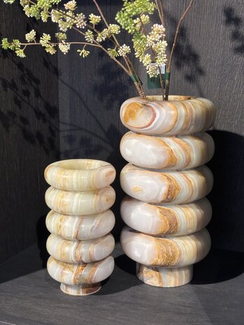 ZACONI Vaso Veli in onice ZACONI 34 cm