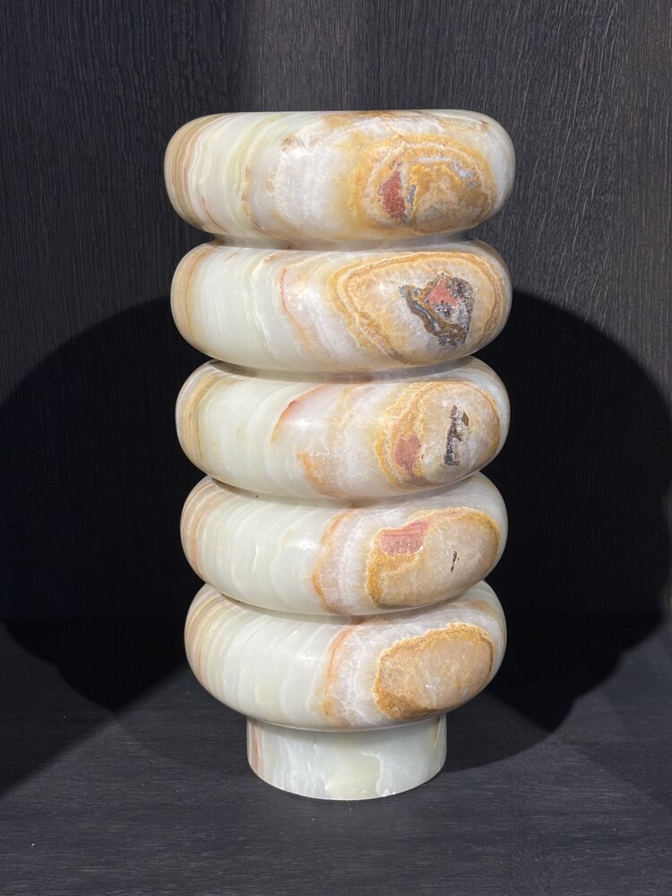 ZACONI Vase en onyx ZACONI Veli 34 cm