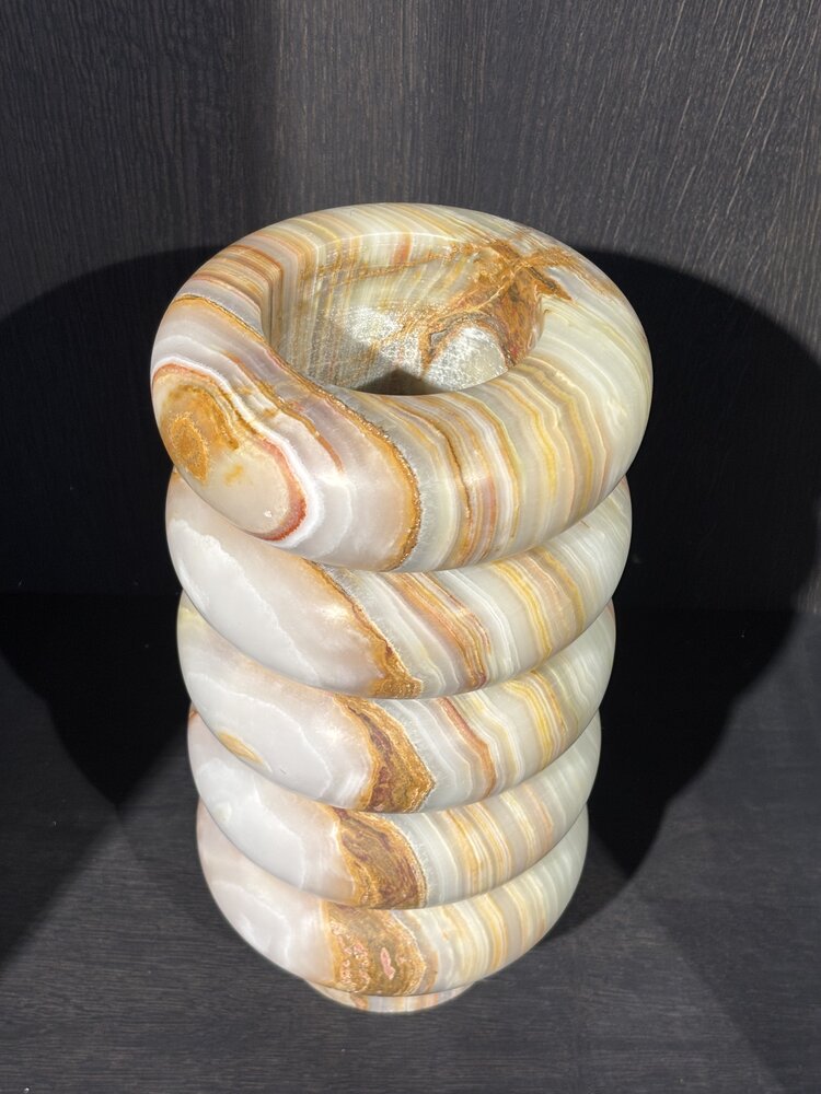 ZACONI Jarrón de ónix ZACONI Veli de 34 cm