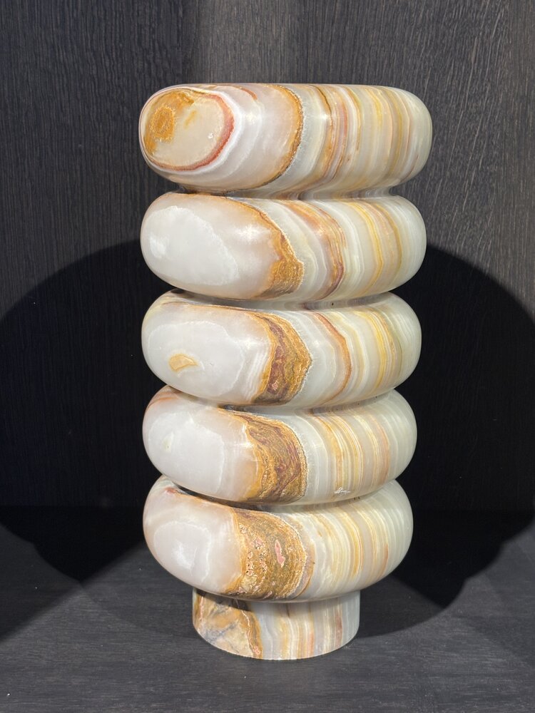 ZACONI Vase en onyx ZACONI Veli 34 cm