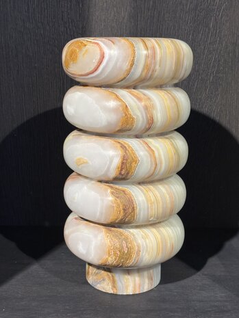 ZACONI Jarrón de ónix ZACONI Veli de 34 cm