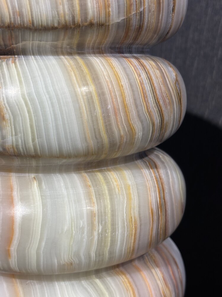 ZACONI Jarrón de ónix ZACONI Veli de 34 cm