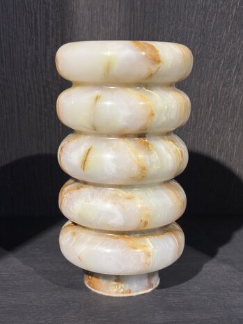 ZACONI Vaso Veli in onice ZACONI 22,5 cm