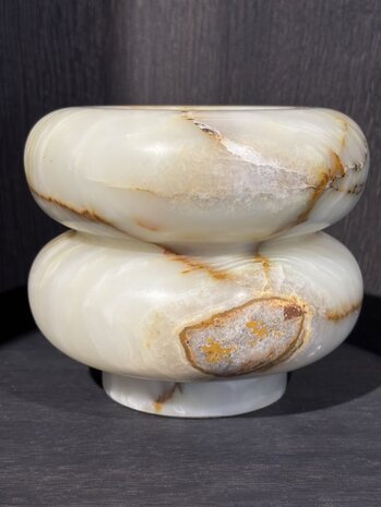 ZACONI Vase en onyx ZACONI Veli 14 cm