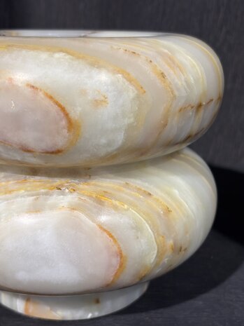 ZACONI Vaso Veli in onice ZACONI 14 cm