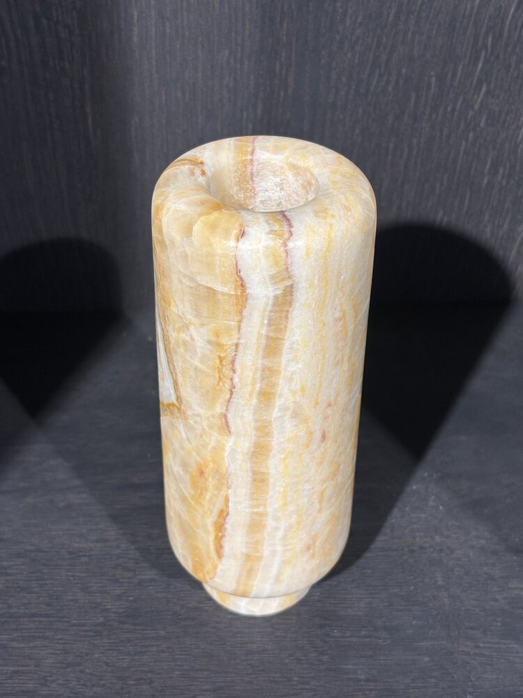 ZACONI ZACONI Onyx-vase med stilk 20 cm