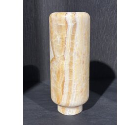 ZACONI Vase ZACONI en onyx, pied de 20 cm