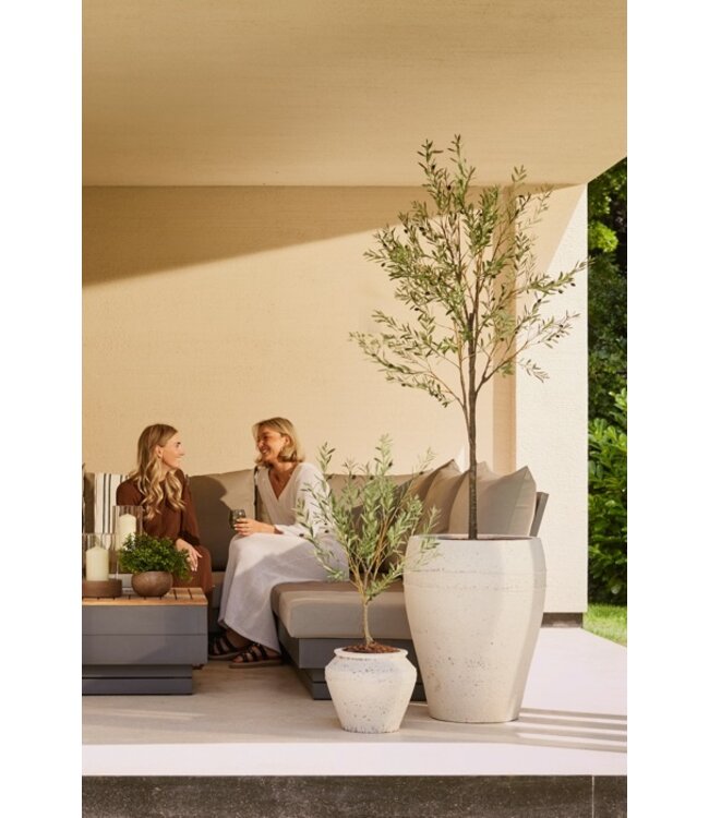 NU PUUR & GROEN Plante artificielle d'extérieur - Olivier 90 cm - Résistante aux UV