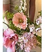 SILK-KA Kunstig blomsterbukett «Signatur» | Rosa