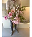 SILK-KA "Signature" Artificial Flower Bouquet | Pink