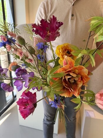 SILK-KA Moederdag Kunstbloemen boeket | Kleurrijk
