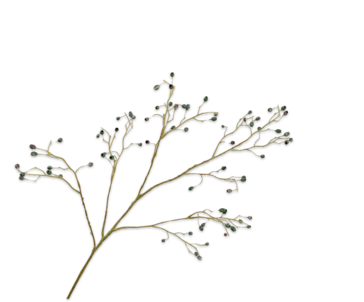 SILK-KA Eukalyptuszweig, grün/braun | 115 cm