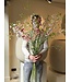 SILK-KA Kunstbloemen boeket "Royal Delphinium Peach" Small