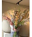 SILK-KA Kunstbloemen boeket "Royal Delphinium Peach"  Large